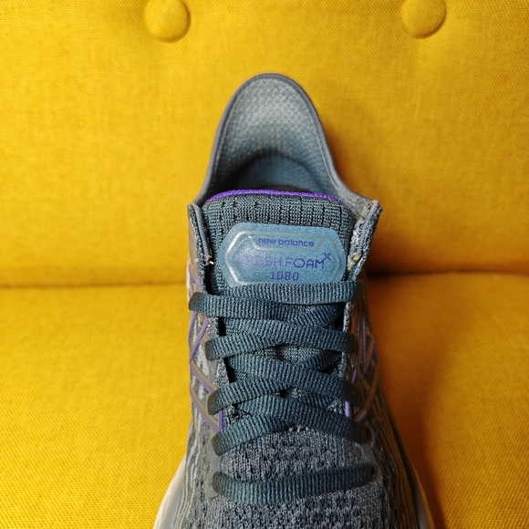 New Balance Women's Fresh Foam 1080v11 Ocean Grey Sneakers Running Shoes Size 7B - Picture 6 of 9